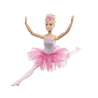 Barbie Dreamtopia Ballerina Magico Tutu, con luci scintillanti, coroncina e tutù rosa - Barbie