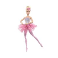 Barbie Dreamtopia Ballerina Magico Tutu, con luci scintillanti, coroncina e tutù rosa - Barbie