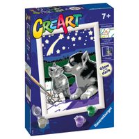 Creart Amici Per Sempre, Serie E, Kit per dipingere con i numeri - Creart