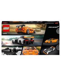 LEGO Speed Champions 76918 McLaren Solus GT & McLaren F1 LM, 2 modellini auto da costruire - LEGO