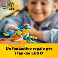 LEGO Creator 31136 Pappagallo Esotico, Set 3 in 1 con Pesce e Rana, da collezione - LEGO
