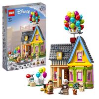 LEGO Disney e Pixar 43217 Casa di “Up”, con Palloncini e minifigures, Disney 100° Anniversario - Disney, LEGO