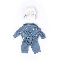 Tutina invernale manica lunga con stampa orsetto per My FAO Doll 40 cm - FAO Schwarz