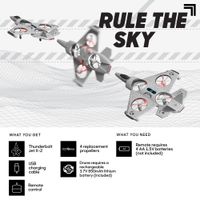 Drone Acrobatico Telecomandato Thunderbolt Jet X-2 Stunt Sharper Image - Sharper Image