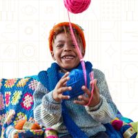 Set per cucire a maglia Custome Threads Power Knitting Station - FAO Schwarz