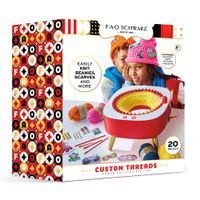Set per cucire a maglia Custome Threads Power Knitting Station - FAO Schwarz
