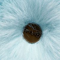 Coniglietto di Peluche Chibi Azzurro, 25 cm - FAO Schwarz