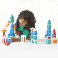 Set Costruzioni Galaxy Glow Space Blocks - FAO Schwarz