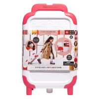 Set da Viaggio giocattolo Jet-Setter con Trolley e accessori, 15 pezzi - FAO Schwarz