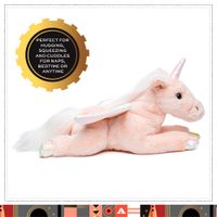 Pegaso di Peluche Cuddly con Pelliccia Ultra Morbida, 38 cm - FAO Schwarz