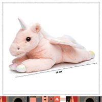 Pegaso di Peluche Cuddly con Pelliccia Ultra Morbida, 38 cm - FAO Schwarz