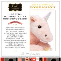 Pegaso di Peluche Cuddly con Pelliccia Ultra Morbida, 38 cm - FAO Schwarz