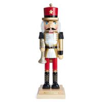 Schiaccianoci in legno con tromba 50 cm - FAO Schwarz