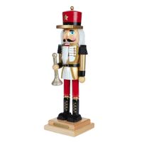 Schiaccianoci in legno con tromba 50 cm - FAO Schwarz