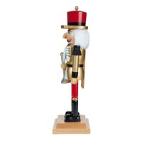 Schiaccianoci in legno con tromba 50 cm - FAO Schwarz