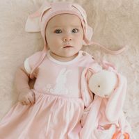 Peluche e Doudou attività Blossom Pink 28 cm - Bunnies By The Bay