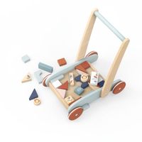 Carrellino con 27 Blocchi Attività e Freno - Speedy Monkey