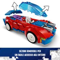 Lego Marvel 76279 Auto Da Corsa Di Spider-Man E Venom Goblin - LEGO