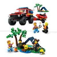 Lego City 60412 Fuoristrada Antincendio E Gommone Di Salvataggio - LEGO