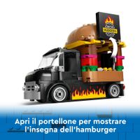 Lego City 60404 Furgone Degli Hamburger Giocattolo, - LEGO