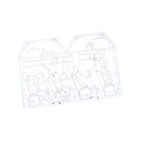 Libro da colorare + 170 adesivi - La Petite Ecole de Danse - Moulin Roty - Moulin Roty