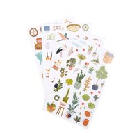 Libro da colorare + 145 adesivi - Les Parisiennes - Moulin Roty - Moulin Roty