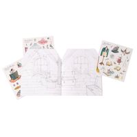 Libro da colorare + 160 adesivi - C'era una volta - Moulin Roty - Moulin Roty