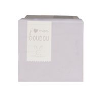 Coniglio scatola a fiore - beige - Doudou et Compagnie
