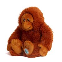 Orangotango di Peluche Planet Love 100% da plastica riciclata, 25 cm - FAO Schwarz