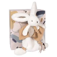HAPPY WILD - Doudou pompon beige - Doudou et Compagnie