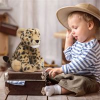 Peluche Leopardo delle Nevi Planet Love 100% da plastica riciclata, 25 cm - FAO Schwarz