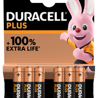 Duracell - Nuovo Plus100 Aaa, Batterie Ministilo, Confezione Da 6 - Duracell