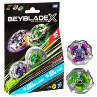 Dual Pack Beyblade X Assortimento Di 2 Trottole Beyblade - Beyblade