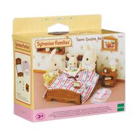 Letto matrimoniale e comodino Sylvanian Families - Sylvanian Families