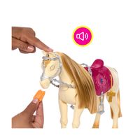 Barbie Tornado, cavallo interattivo con luci - Barbie