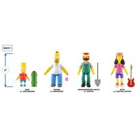 Figura assortita in scala 5" Homer Bart Groundskeeper Willie Otto - The Simpsons - Simpsons