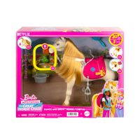 Barbie Tornado, cavallo interattivo con luci - Barbie