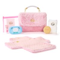 Set borsa fasciatoio in pelliccia sintetica per bambole FAO Baby - FAO Schwarz