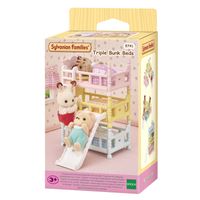 Letto a castello triplo colorato - accessori e arredamento per la casa Sylvanian Families - Sylvanian Families
