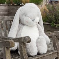 Peluche Coniglietto Grand Floppy Nibble Bunny Gray 104 cm - Bunnies By The Bay
