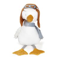 Peluche Big Avery, Oca con Cappello da Aviatore 60 cm - Bunnies By The Bay
