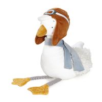 Peluche Big Avery, Oca con Cappello da Aviatore 60 cm - Bunnies By The Bay