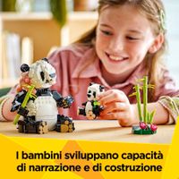 Lego Creator 3 in 1 31165 Animali Selvatici - Famiglia di Panda - LEGO