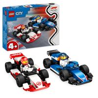Lego City 60464 Williams Racing e Haas F1: 2 Modelli di Auto con 2 Minifigure - LEGO