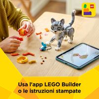Lego Creator 3 in 1 31163 Gatto Giocoso Giocattolo: Si Trasforma in Piccione o in Cane - LEGO