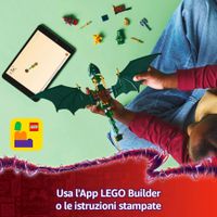 Lego Ninjago Drago della Foresta Verde di Lloyd: Giocattolo Snodabile con 2 Minifigure e Armi - LEGO