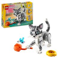 Lego Creator 3 in 1 31163 Gatto Giocoso Giocattolo: Si Trasforma in Piccione o in Cane - LEGO