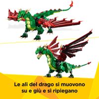 Lego Creator 3 in 1 31161 Drago Medievale Giocattolo - LEGO