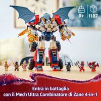 Lego Ninjago 71834 Mech Ultra Combinatore di Zane - LEGO