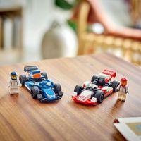 Lego City 60464 Williams Racing e Haas F1: 2 Modelli di Auto con 2 Minifigure - LEGO